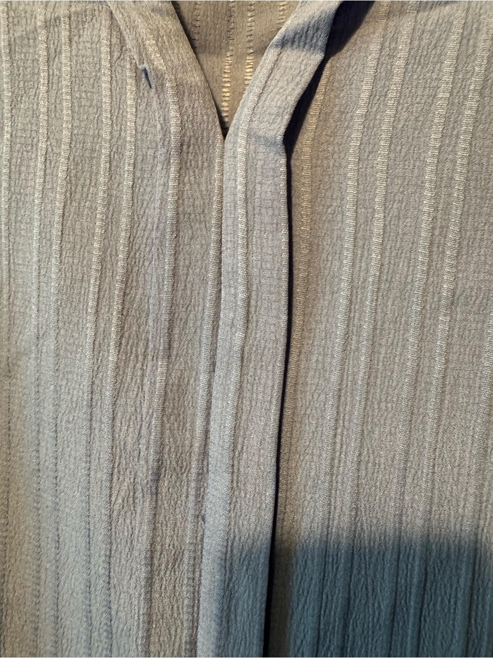 Blue Short Ruffle Sleeve Tunic - Picture 5 of 9